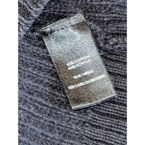 Torrid Black Braided Detail Knit Hooded Long sleeves Women's Sweater Size 0 (12) - Picture 8 of 8